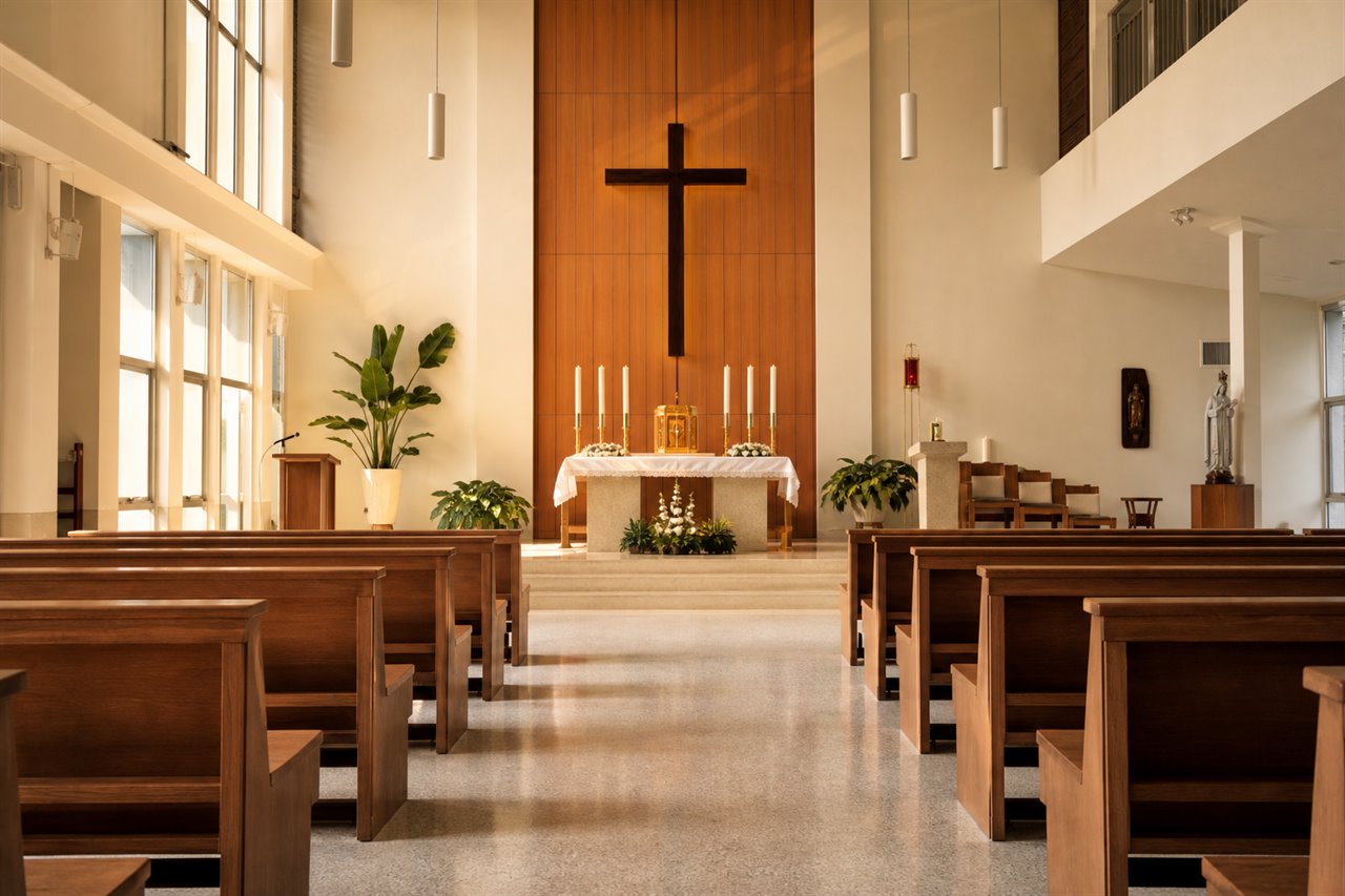 Catholic gift arrangement photo