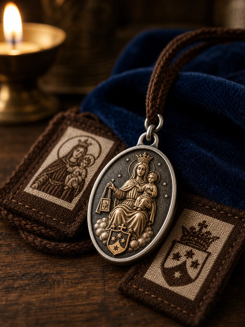 Scapular and medal devotional topic photo